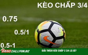 Giải thích kèo chấp 2 3/4 là gì?